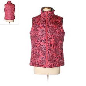 Land’s End Pink and Navy Vest